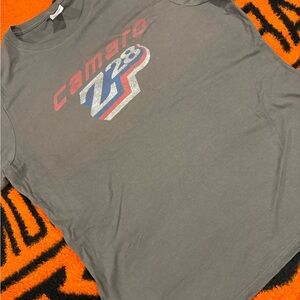 Gray Camaro z28 retro tshirt